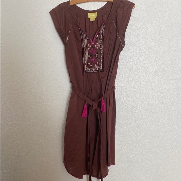 Maeve Embroidered Slip Dress Size 4 - Picture 1 of 9